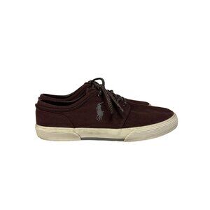 Polo Ralph Lauren Burgundy Faxon Low Sneaker Men's Size 10 10D